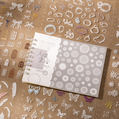 Pastel Lace Embellishment Sticker Book
