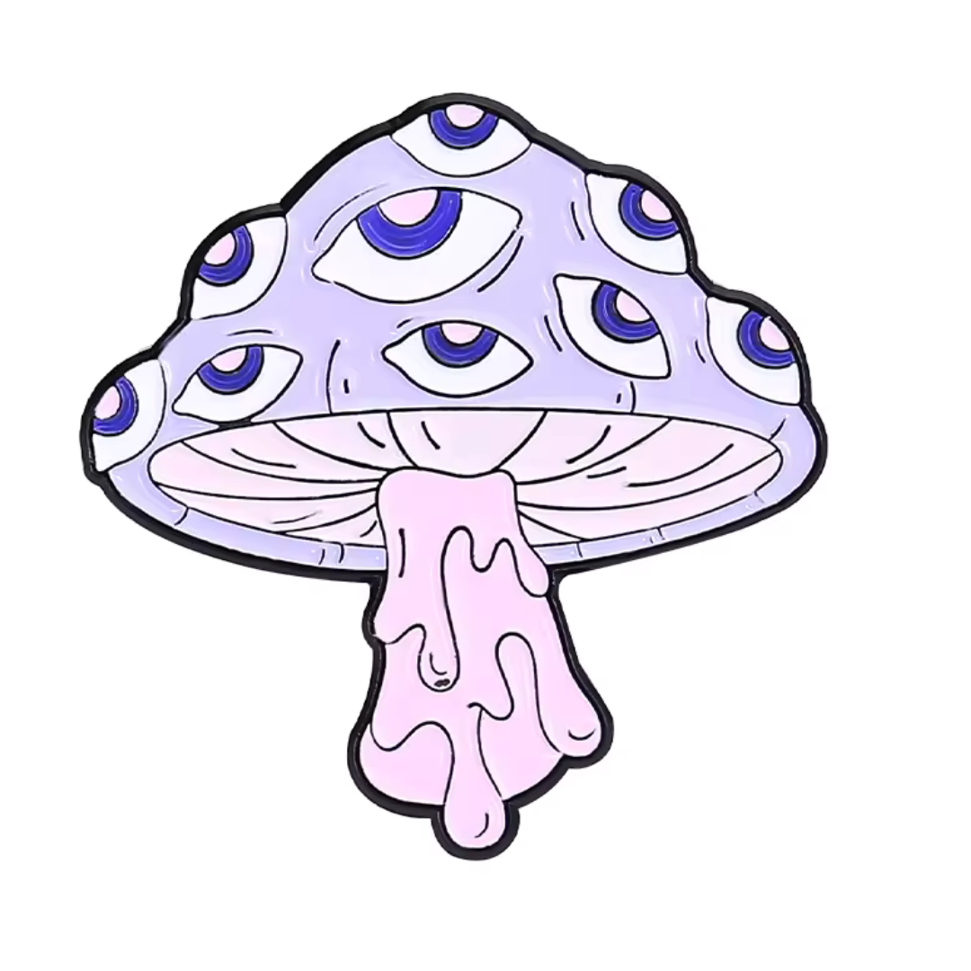 Bizarre World Skull and Eyeballs Pins