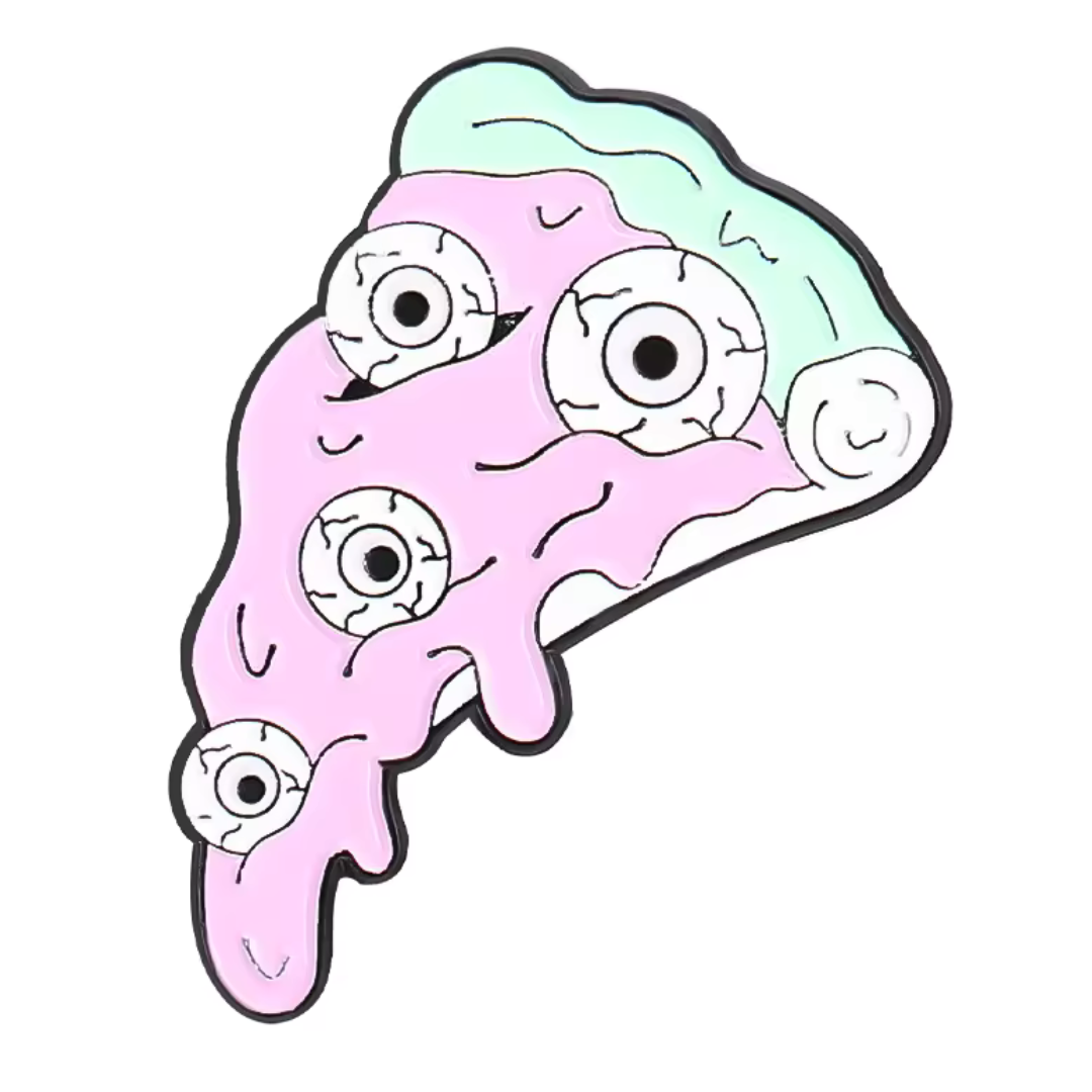 Bizarre World Skull and Eyeballs Pins