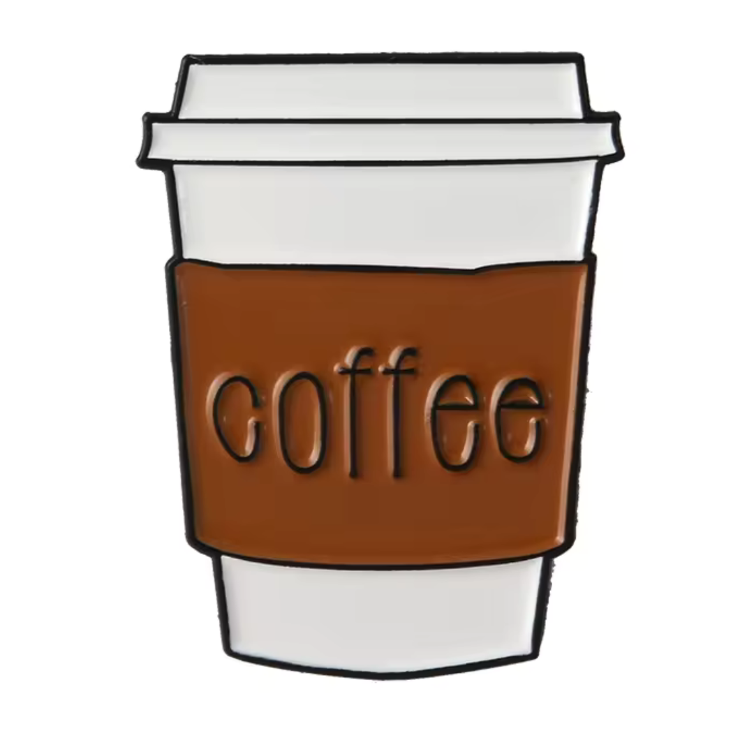 Cats and Caffeine Pin