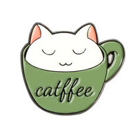 Cats and Caffeine Pin
