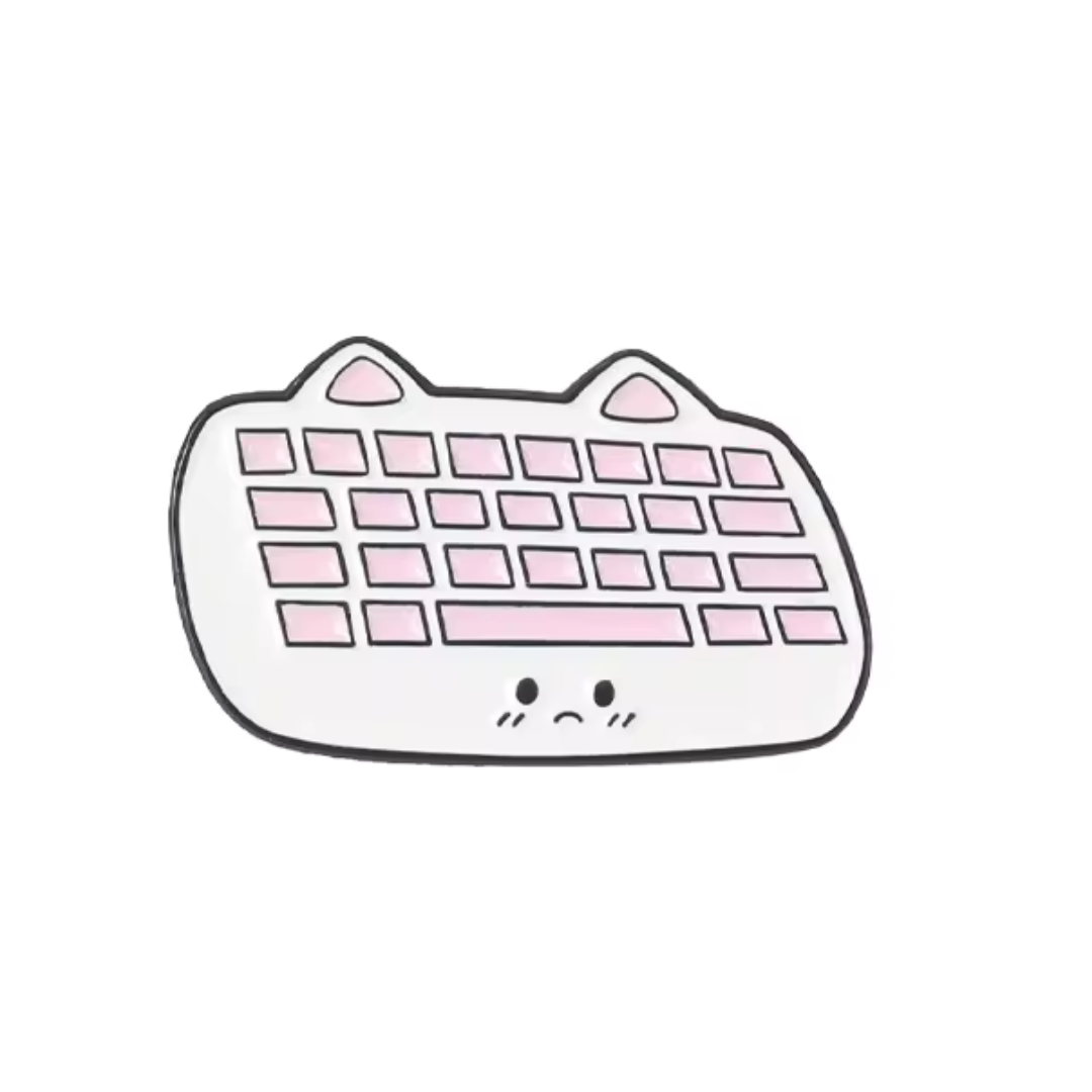 Cute Gamer Cat Pin