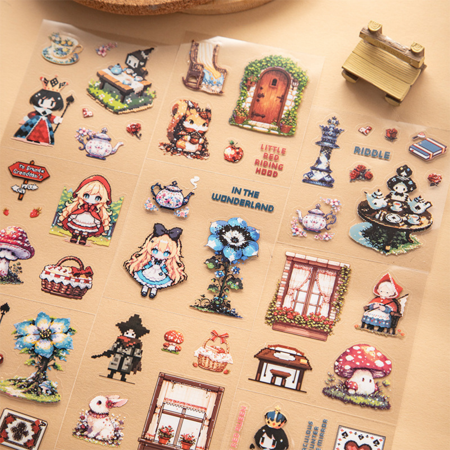 Pixel Fairy Tale Sticker Book