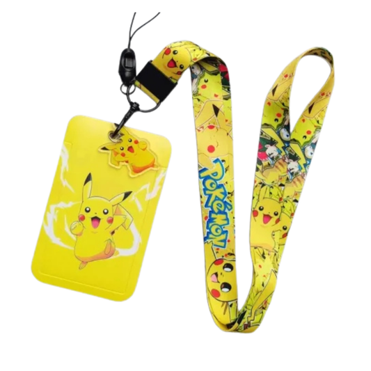 Pokémon Pikachu ID Card and Lanyard