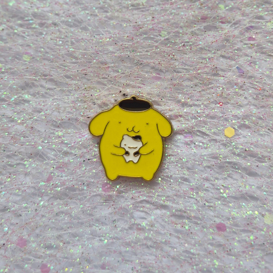 Pompompurin and Muffin Enamel Alloy Pin
