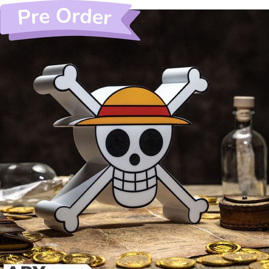One Piece Straw Hat Skull Lamp
