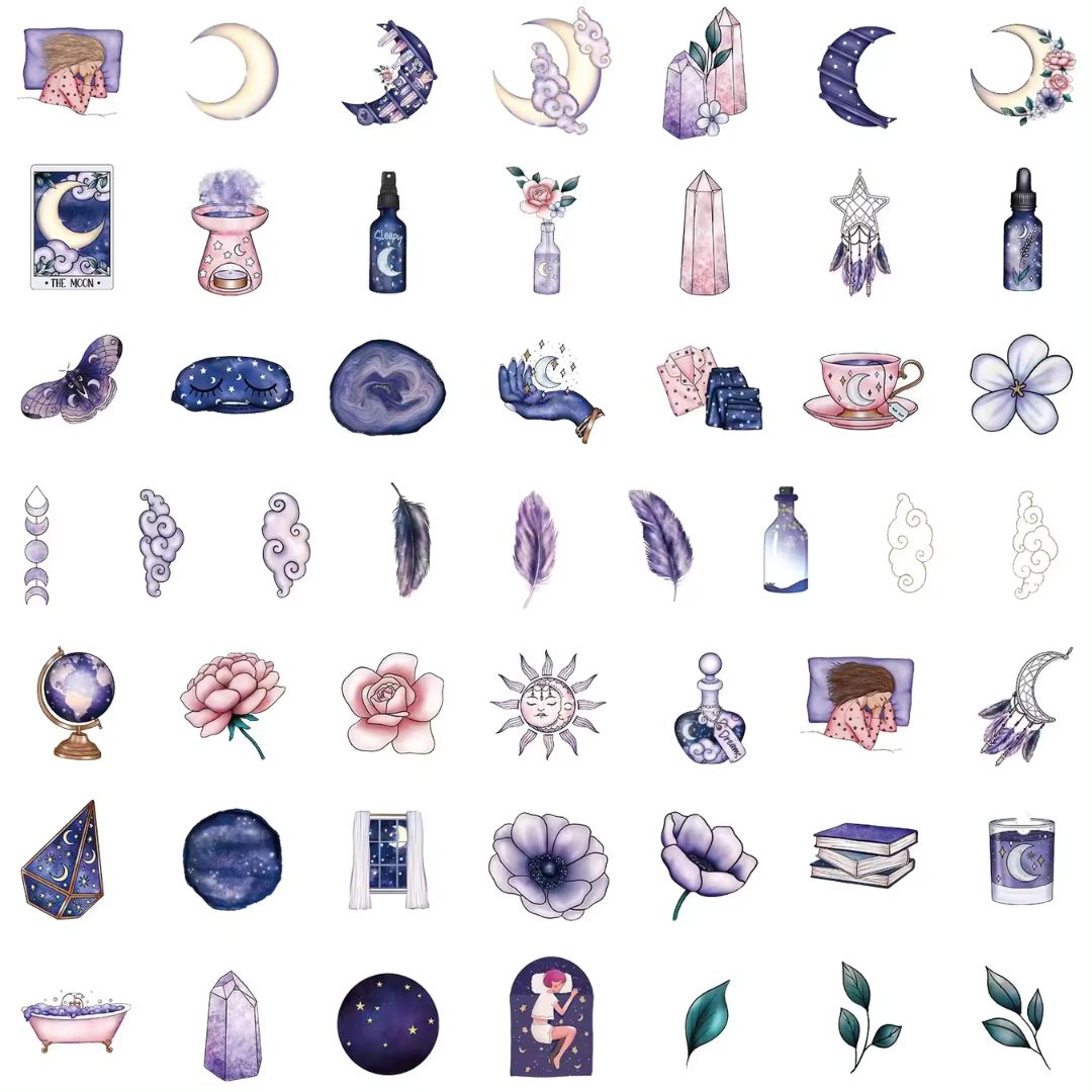 Night Time Spells 50 Sticker Pack