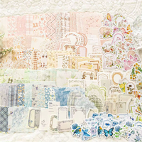 100 Piece Summer Retro Vintage Pages