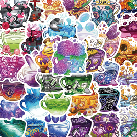 Teacup Magic 50 Pack Stickers