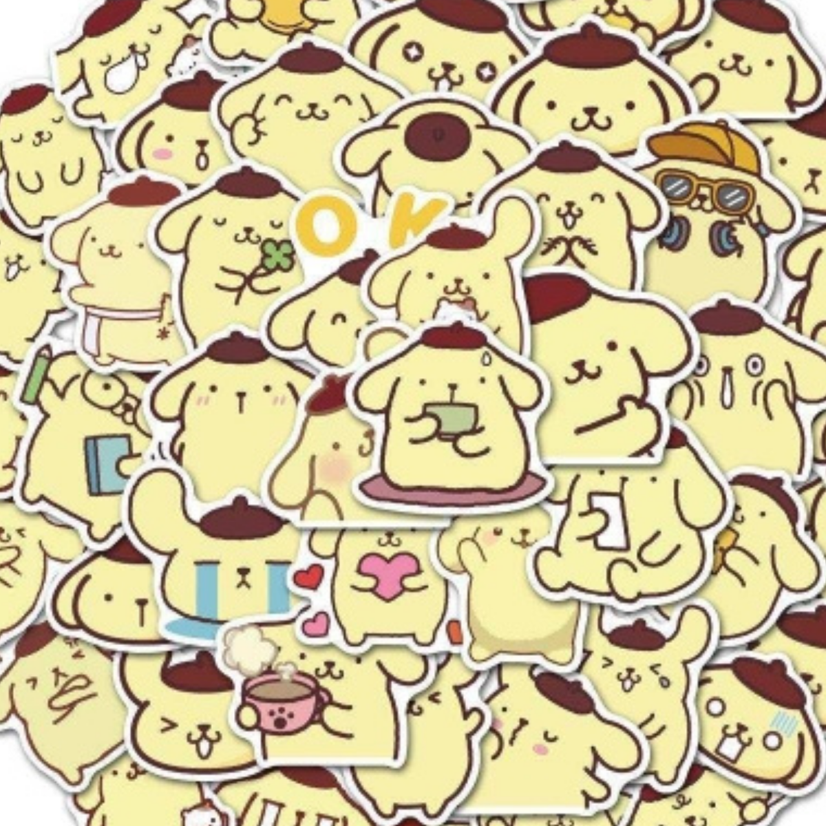 Pompompurin 50 Sticker Pack – Oziko Stationery Store