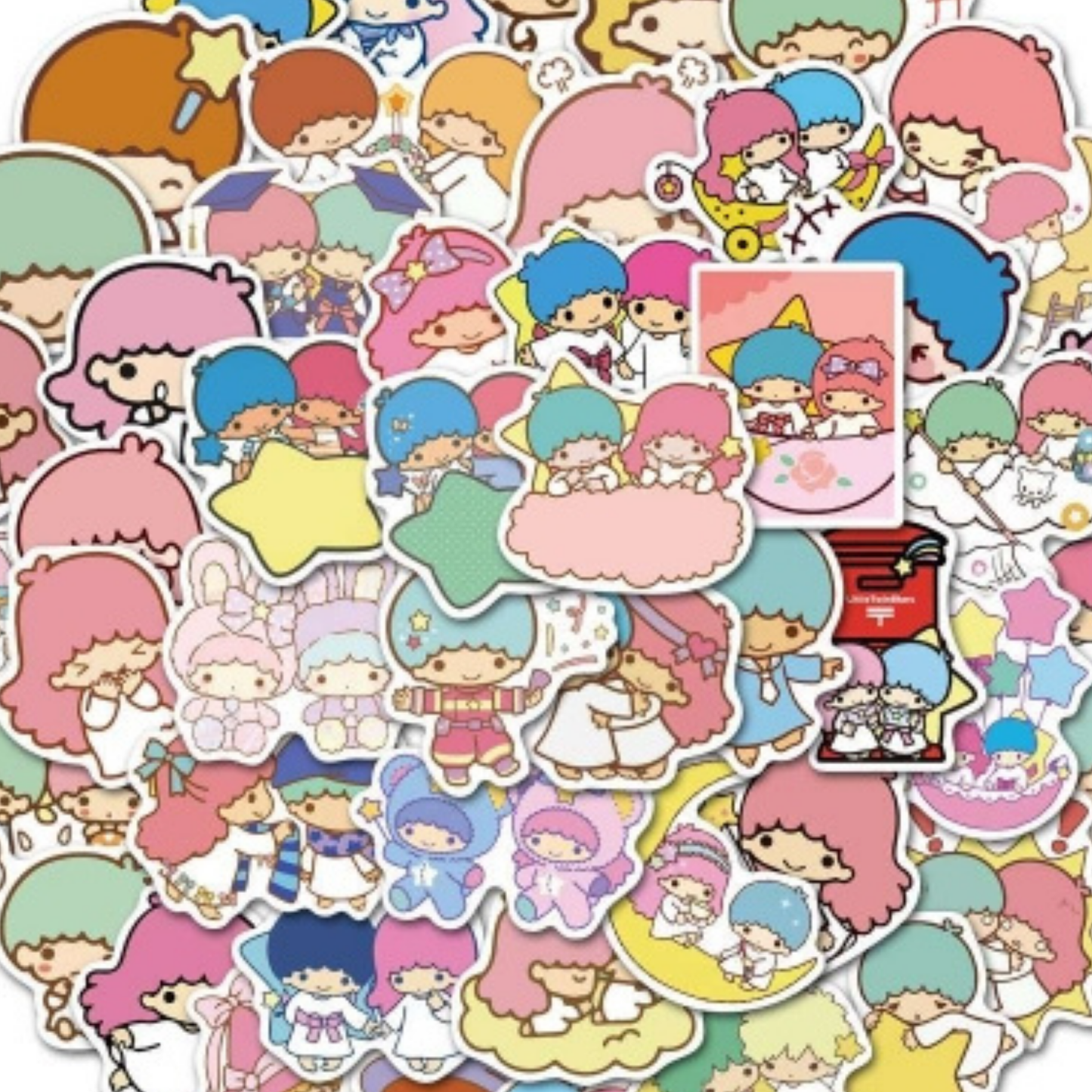 Little Twin Stars 50 Pack Stickers