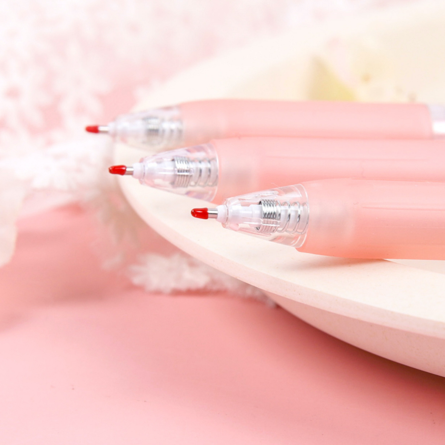 Sweet Bunny Peaches 6 Pack Pen Set