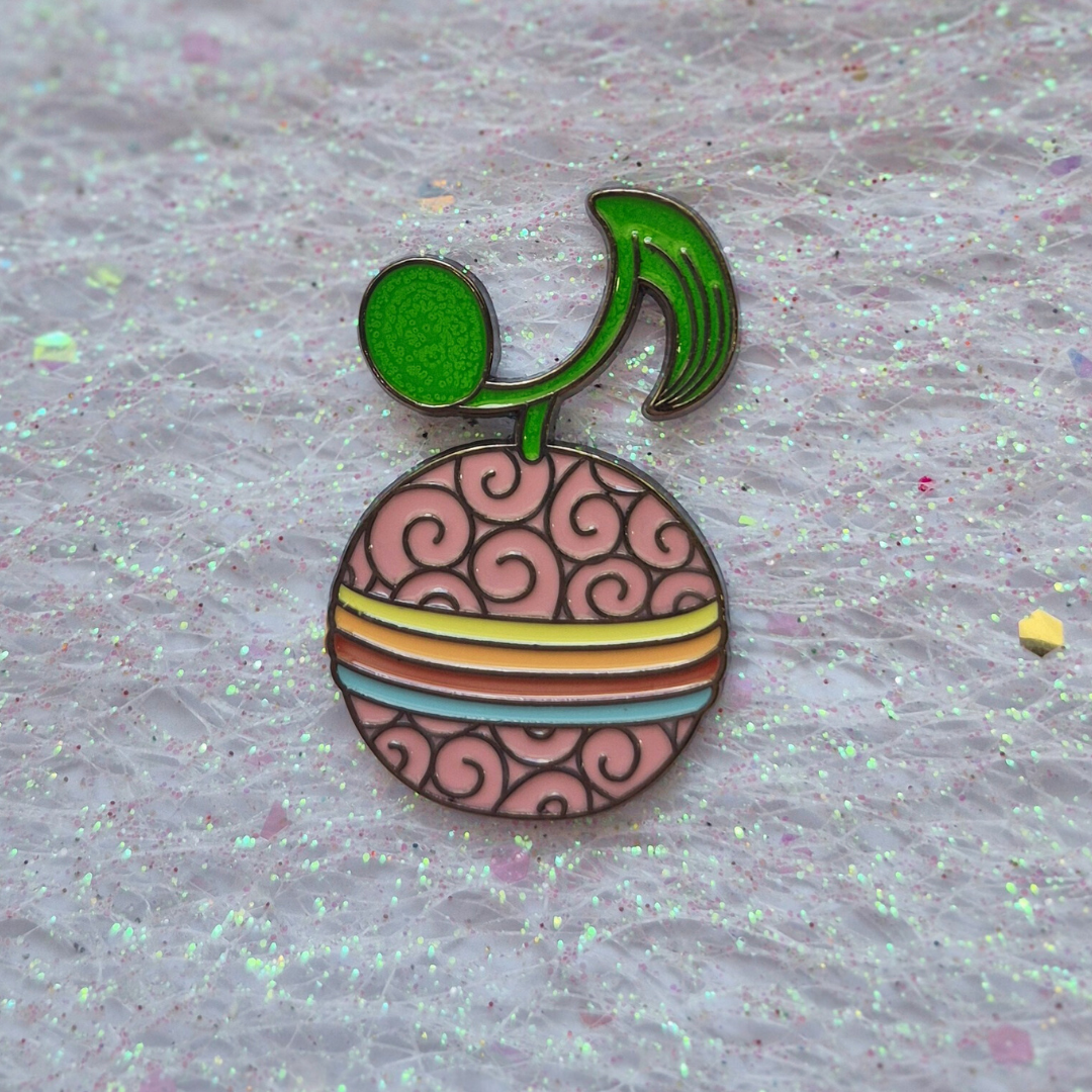 One Piece Sing Sing Fruit Enamel Alloy Pin