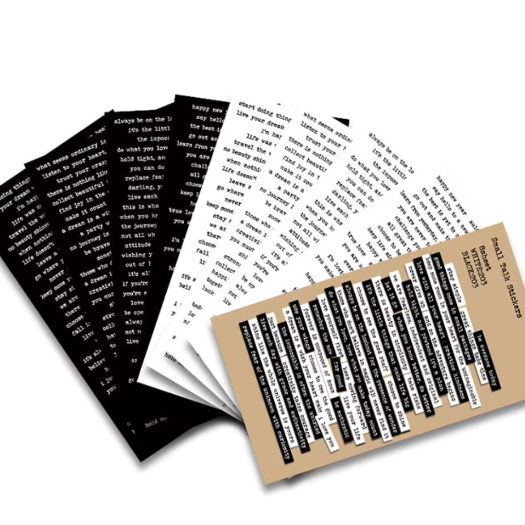 Retro Text Sticker Pack