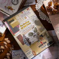 Old Time Feeling Vintage Sticker and Paper Book