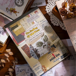 Old Time Feeling Vintage Sticker and Paper Book