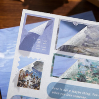 Tide Of Destiny Vintage Sticker and Paper Book