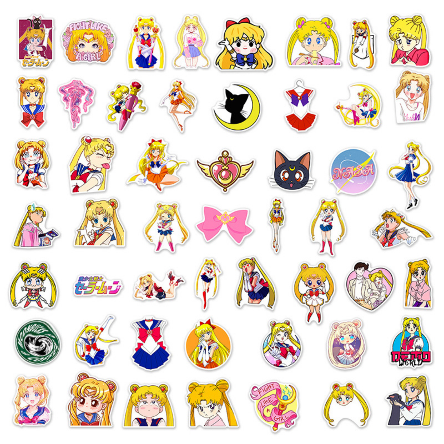 Sailor Moon 50 Piece Sticker Pack