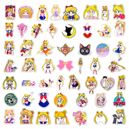 Sailor Moon 50 Piece Sticker Pack