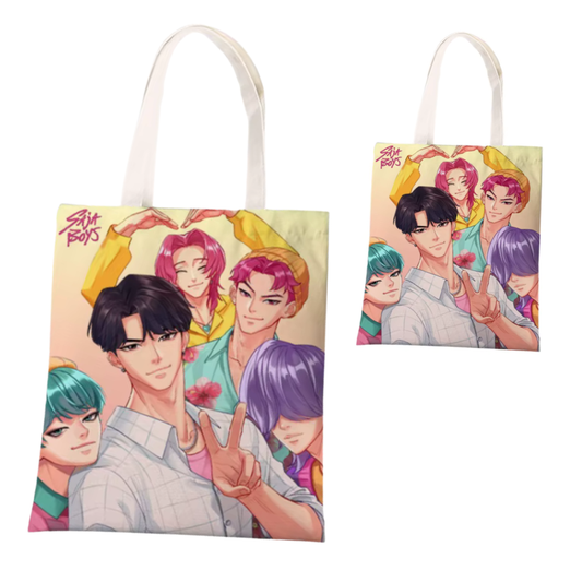 K-POP Demon Hunters Saja Boys Tote Bag
