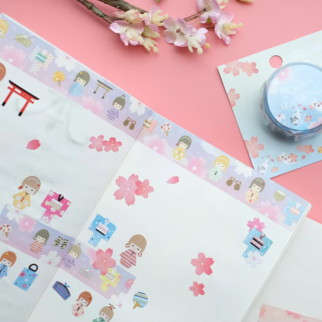 Sakura Washi Tape Roll