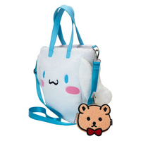 Sanrio Cinnamoroll Sherpa Tote Bag with Coin Bag