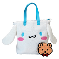 Sanrio Cinnamoroll Sherpa Tote Bag with Coin Bag
