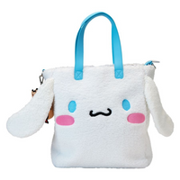 Sanrio Cinnamoroll Sherpa Tote Bag with Coin Bag