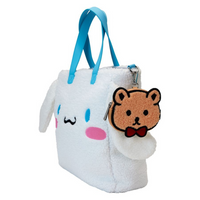 Sanrio Cinnamoroll Sherpa Tote Bag with Coin Bag