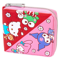 Sanrio - Hello Kitty & Friends Color Block Zip Wallet