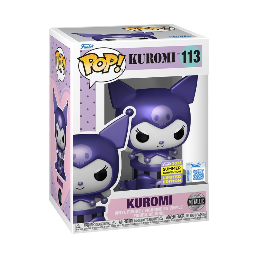 Sanrio Kuromi Purple Metallic SDCC 2025 Exclusive Pop! Vinyl