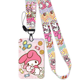 My Melody Sweets ID Card Holder and Lanyard