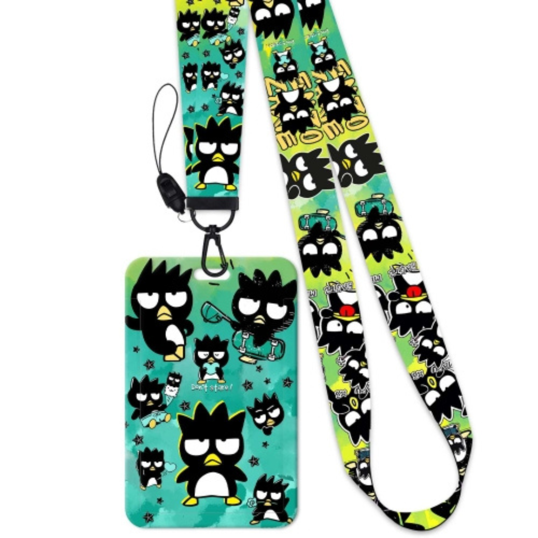 Badtz-Maru Dont Stare ID Card Holder and Lanyard