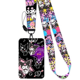 Kuromi All About Me ID Card Holder and Lanyard