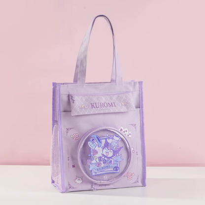 Kuromi Stationery Tote Bag