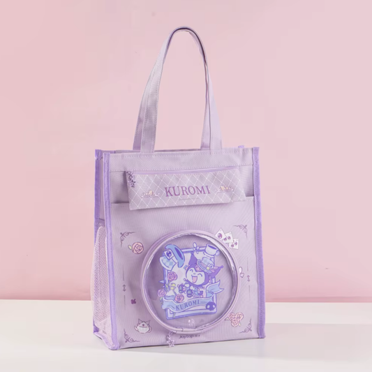 Kuromi Stationery Tote Bag