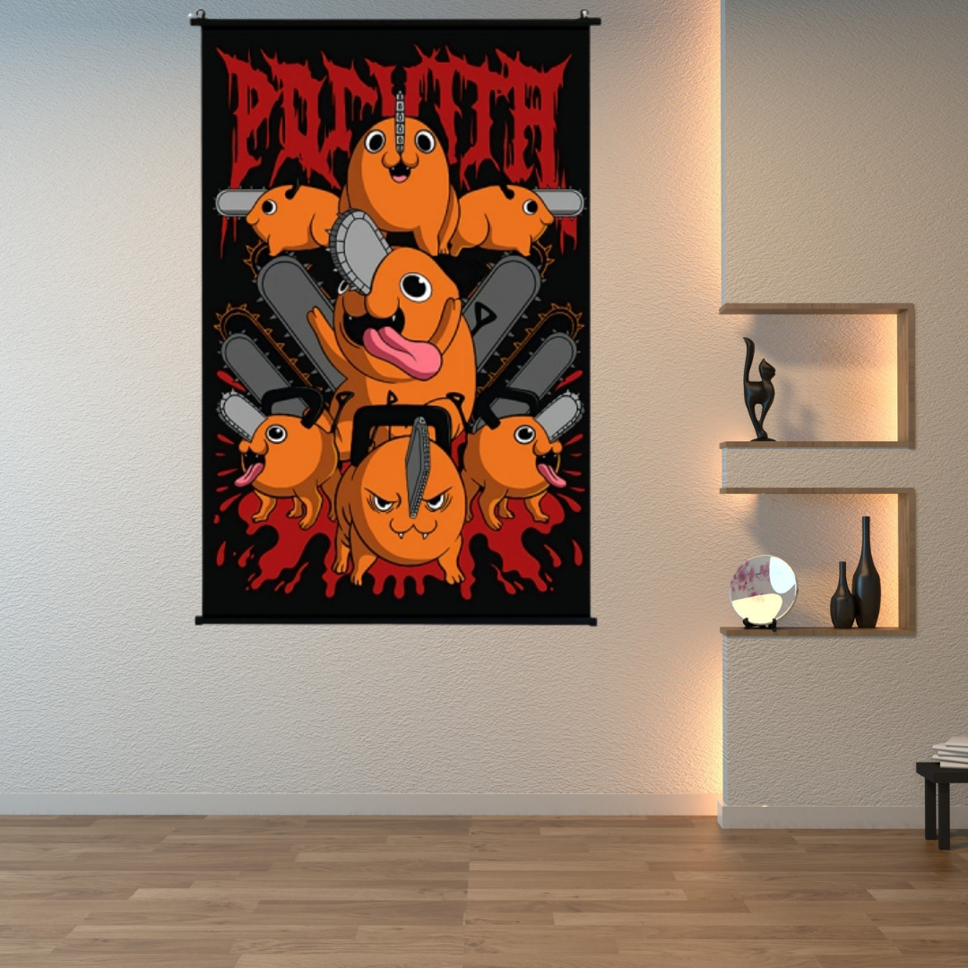 Chainsaw Man Pochita Wall Scroll