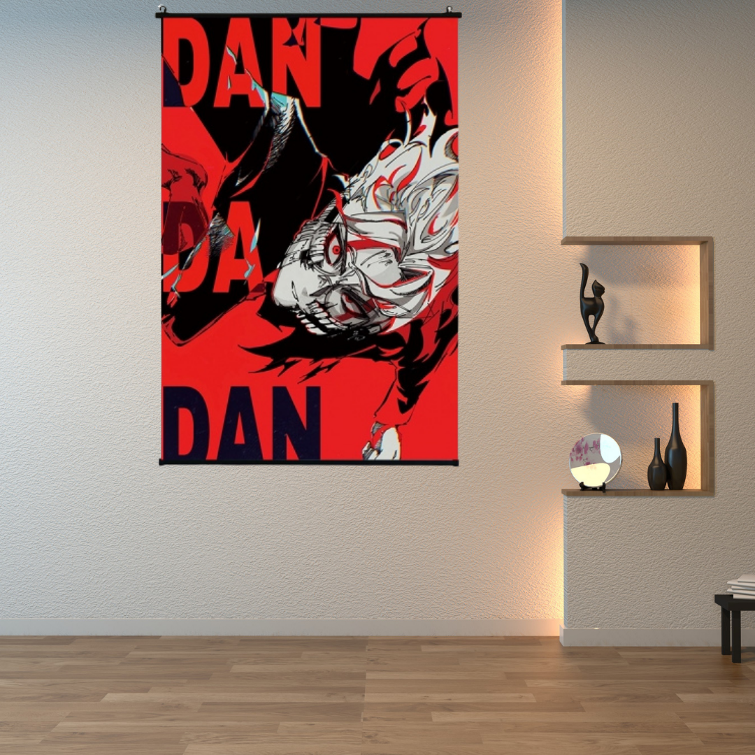 Dan Da Dan Anime Wall Scroll