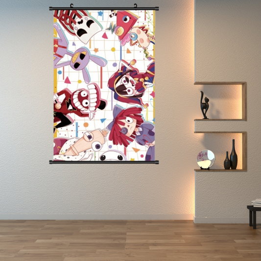The Amazing Digital Circus Wall Scroll