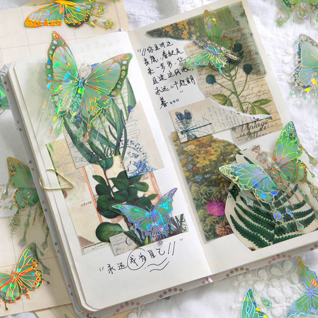 Holographic Butterfly Sticker Pack