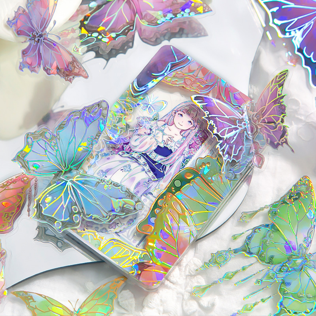 Holographic Butterfly Sticker Pack