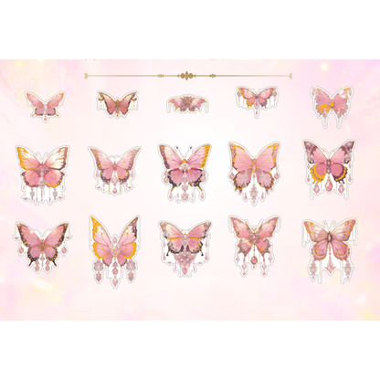 Holographic Butterfly Sticker Pack
