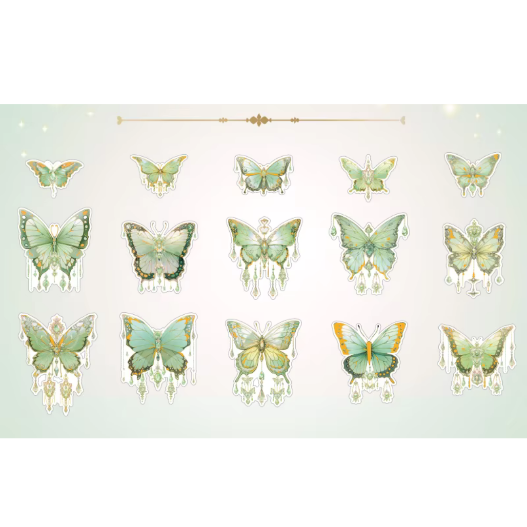 Holographic Butterfly Sticker Pack