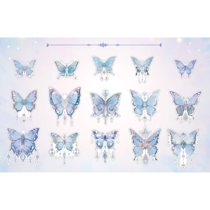 Holographic Butterfly Sticker Pack