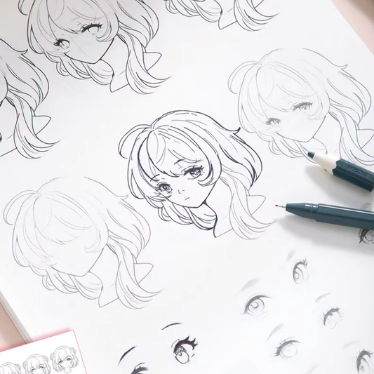 Anime Illustration Colouring Book