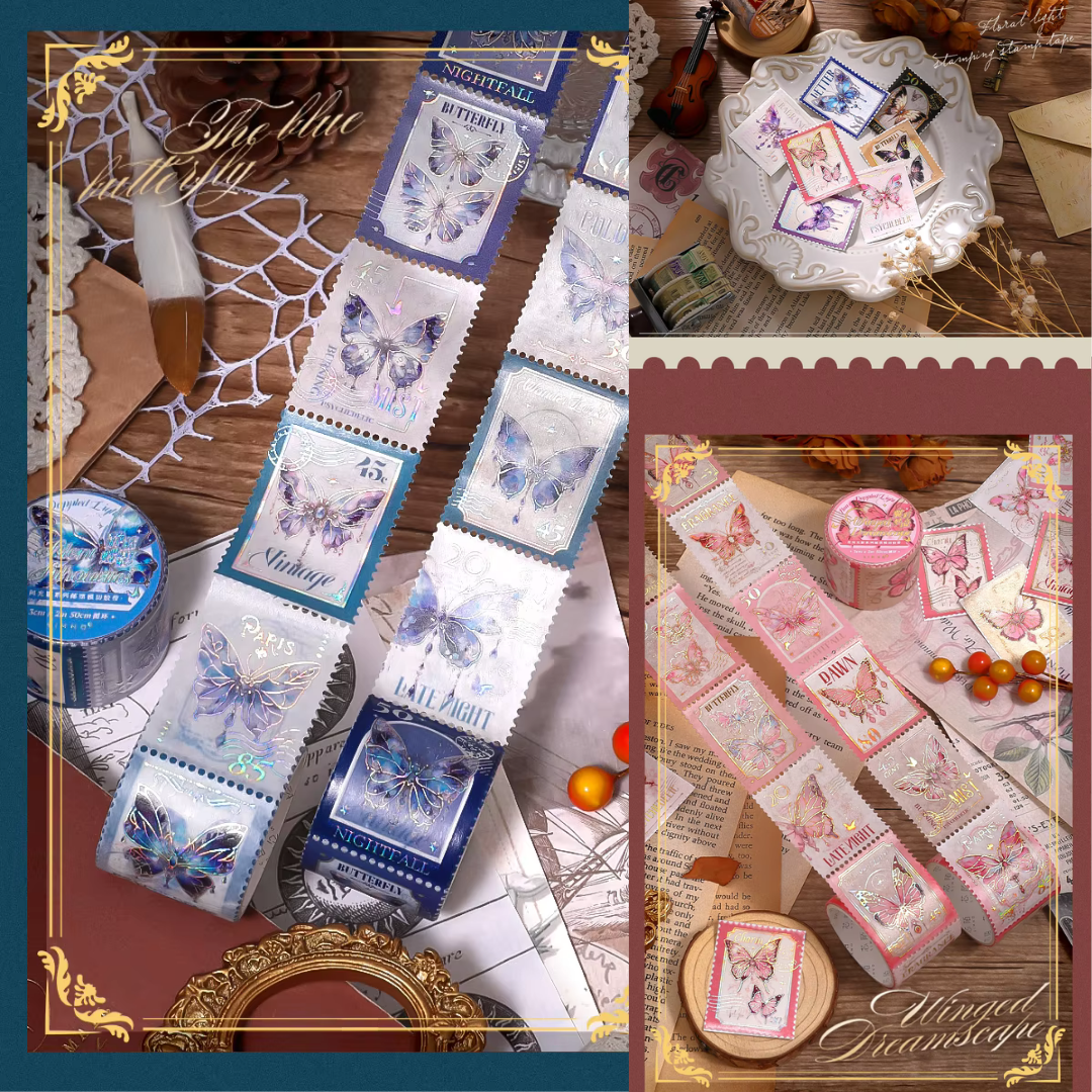 Butterfly Stamp Washi Tape
