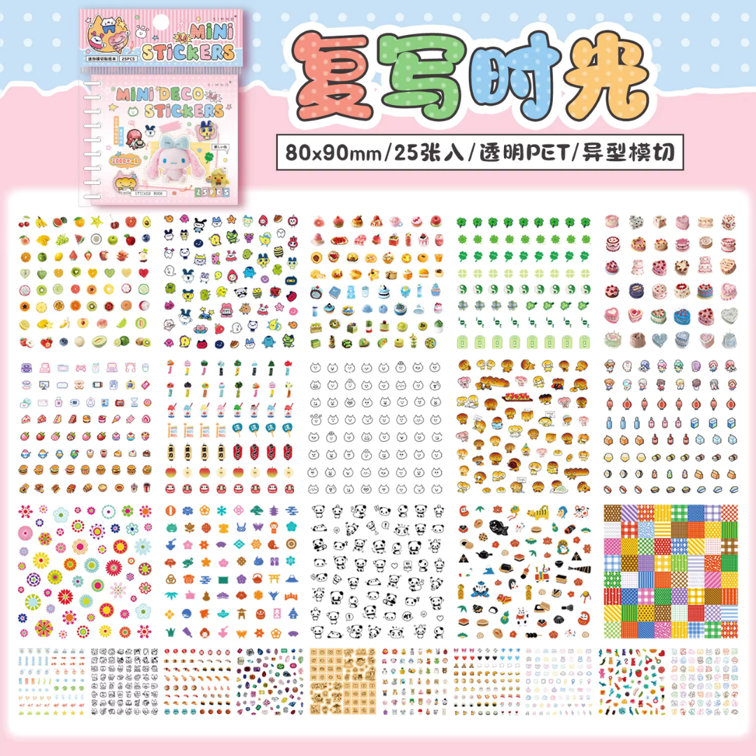 Korean Style Mini Stickers Book