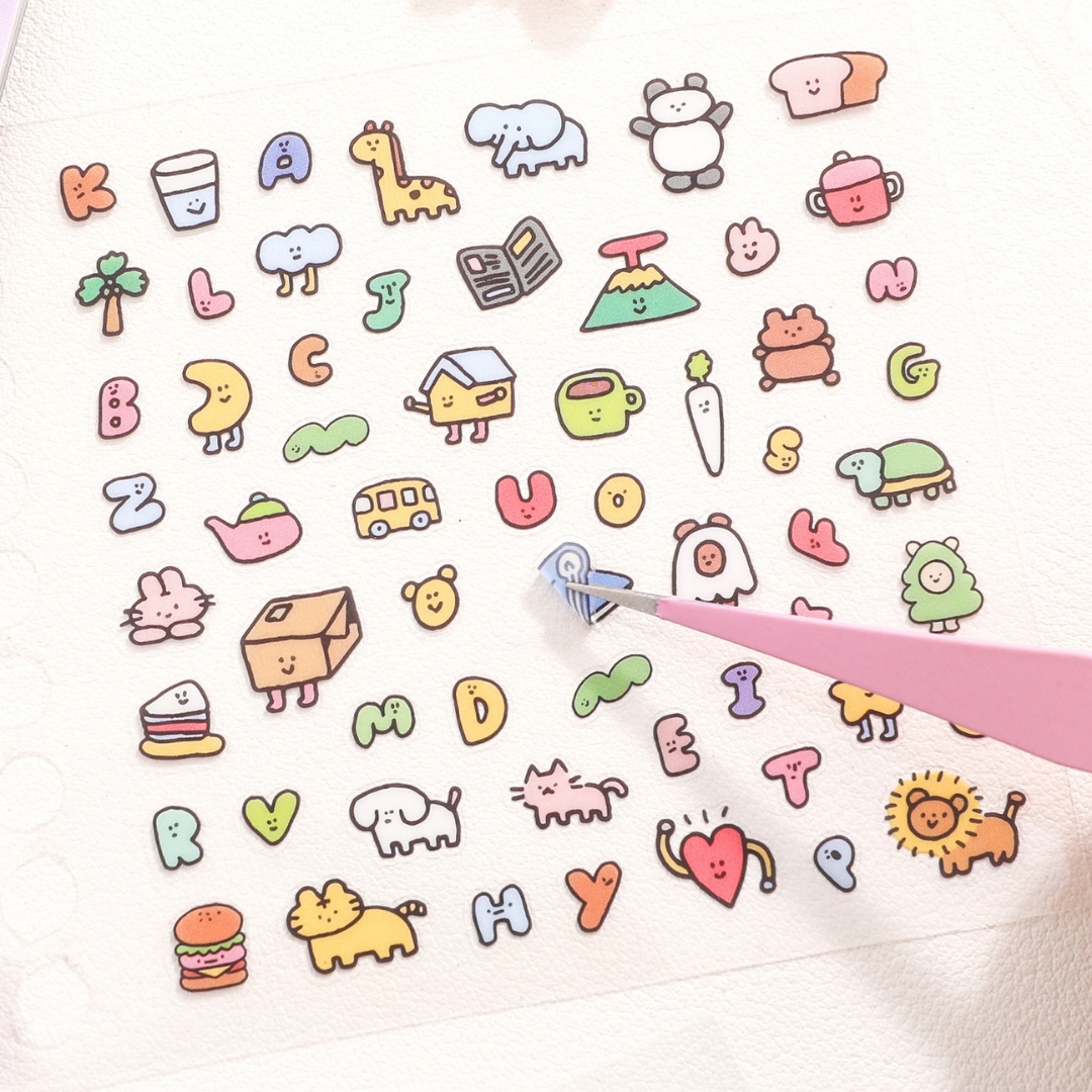 Korean Style Mini Stickers Book
