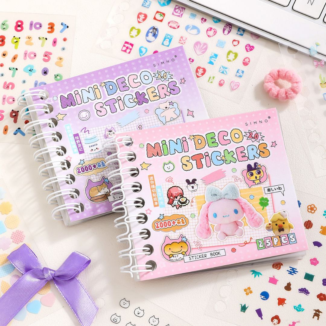 Korean Style Mini Stickers Book