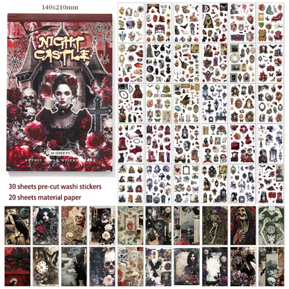 Night Castle Sticker Book